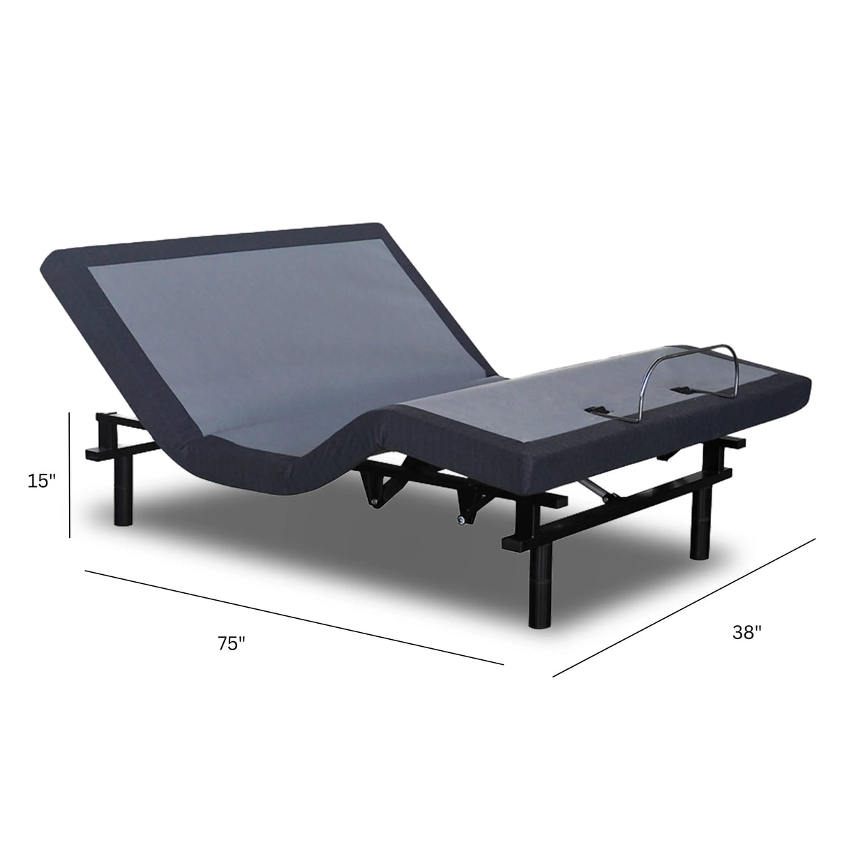 Twin Bluetooth Steel Adjustable Bed Base with Massage - Omega Lifestyles