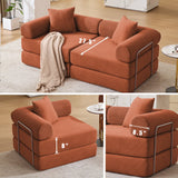 Modular Folding Convertible Corduroy Sofa Bed - Omega Lifestyles