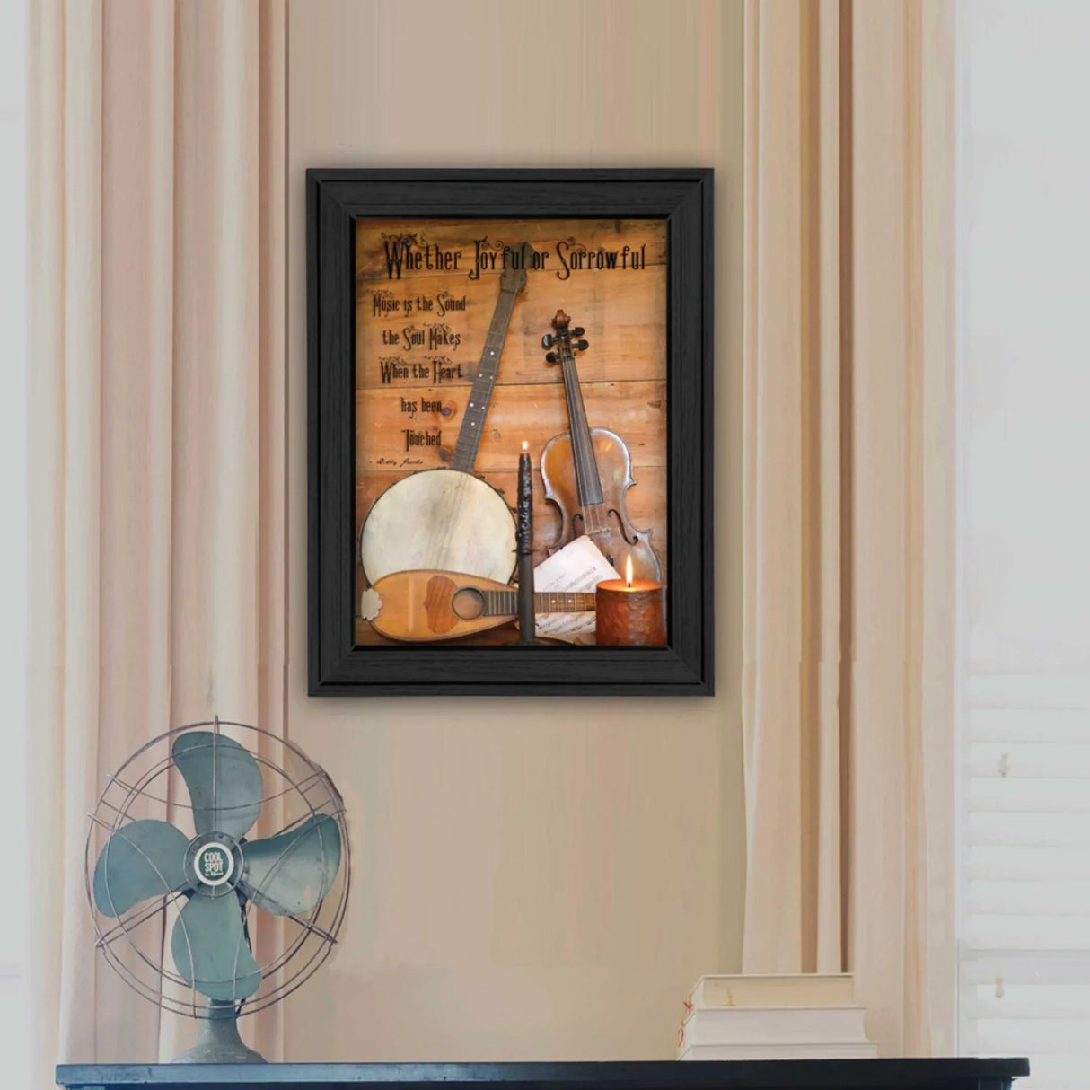 Framed Multicolor MDF Wall Art Poster - Omega Lifestyles