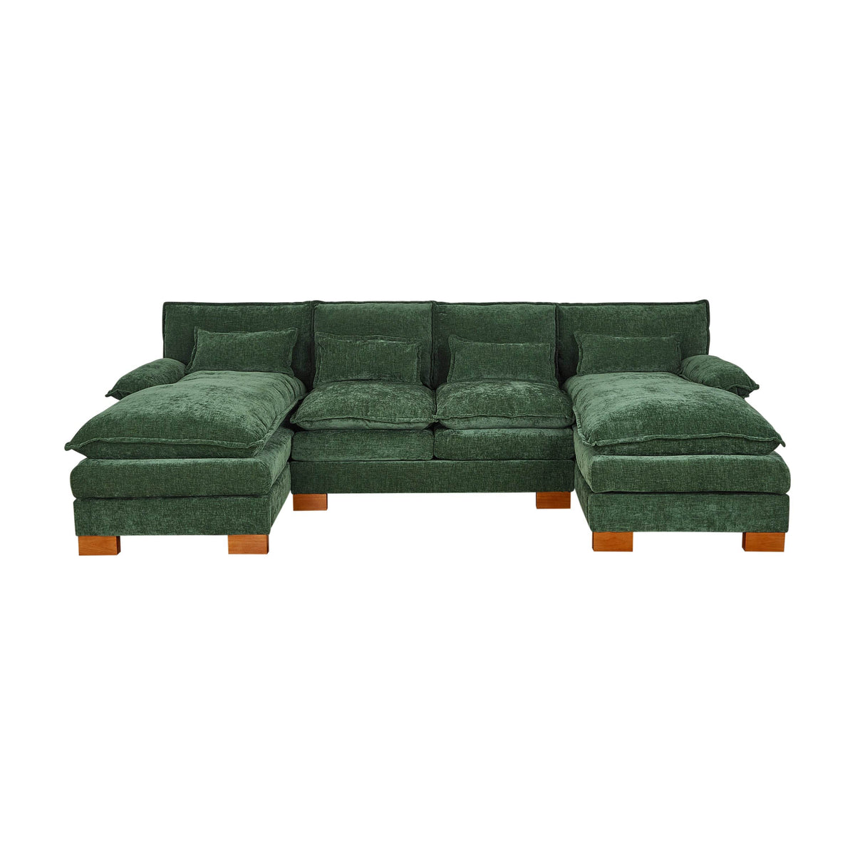 Chenille Fabric 3-Seat Combination Sofa - Omega Lifestyles
