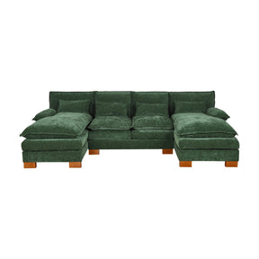 Chenille Fabric 3-Seat Combination Sofa - Omega Lifestyles