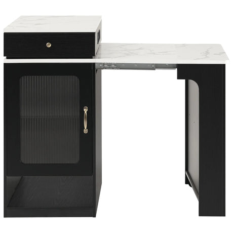 Extendable Dining Table Kitchen Island With Storage - Omega Lifestyles