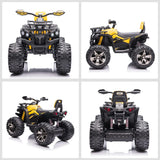 Kids 12V Rechargeable Four-Wheeler Ride-On Toy Car - Omega Lifestyles