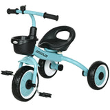 Adjustable Seat Toddler Metal Kids Tricycle With Basket Bell - Omega Lifestyles