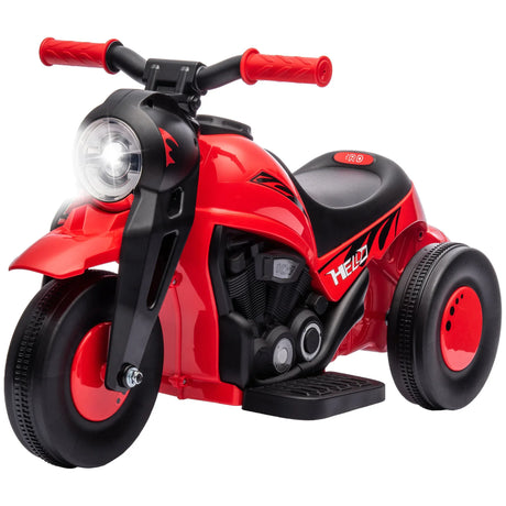 6V Red Toddler Electric Motorcycle With Bubbles Music - Omega Lifestyles