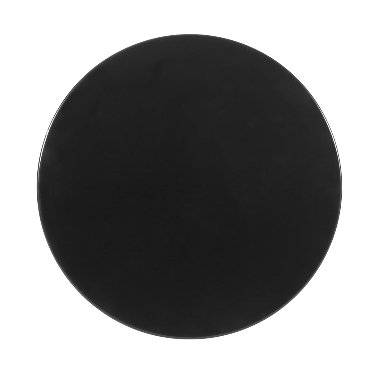 Modern Black Powder-Coated Iron Outdoor End Table - Omega Lifestyles