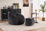Extra Soft Chenille Memory Foam Bean Bag Chair - Omega Lifestyles