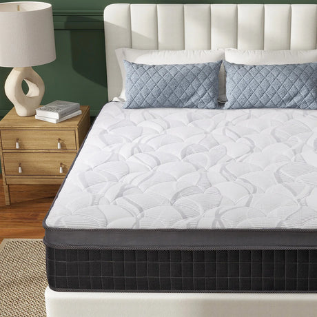 Medium 10-Inch Cooling Gel Memory Foam Full Mattress - Omega Lifestyles