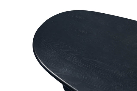 51-Inch Oval Tapered Tabletop MDF Coffee Table - Sleep Galleria