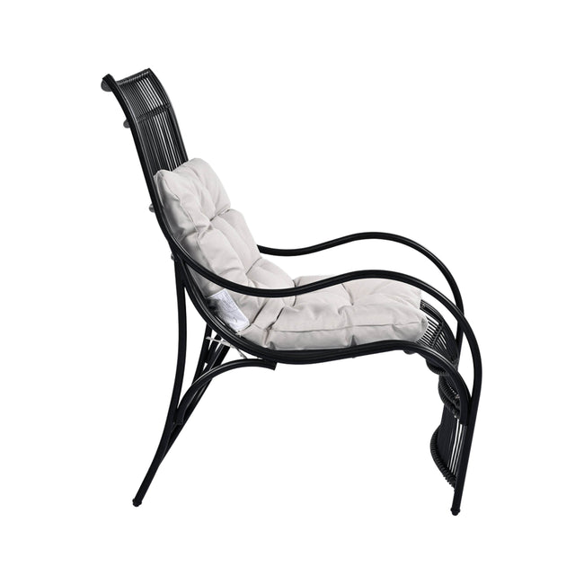 3-Piece Outdoor Wicker Patio Furniture Set With Cushions - Omega Lifestyles