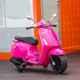 Kids 6V Vespa Licensed Electric Motorcycle With Music - Omega Lifestyles