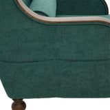 Oversized Chenille Fabric Lounge Chair With Storage - Omega Lifestyles