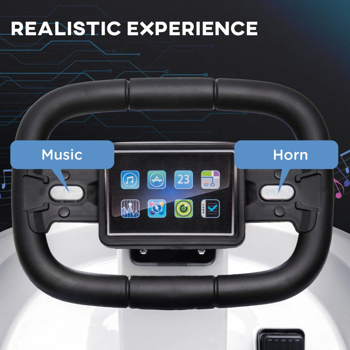 Toddler Electric 360° Rotation Bumper Car With Safety Belt - Omega Lifestyles