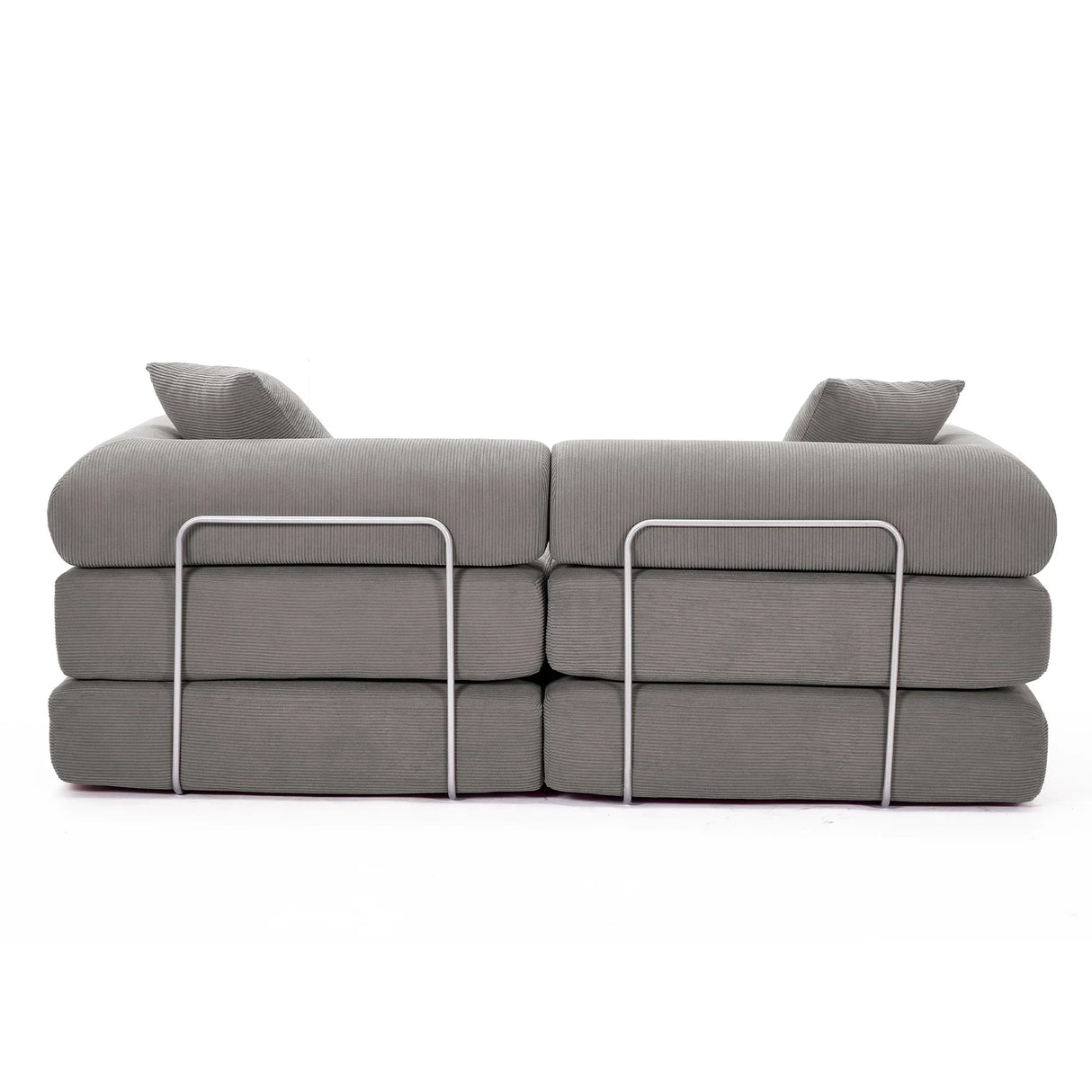 Modular Corduroy Folding Convertible Sofa Bed - Omega Lifestyles