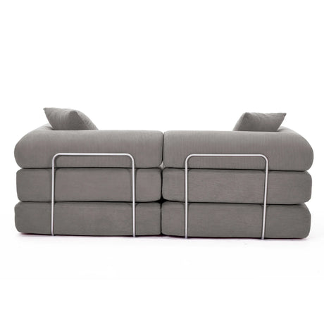 Modular Corduroy Folding Convertible Sofa Bed - Omega Lifestyles