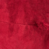 Cylindrical Foam Filled Polyester Red Bean Bag Chair - Omega Lifestyles