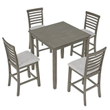 5-Piece Retro Style Dining Table And Chairs Set - Omega Lifestyles