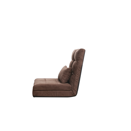 Adjustable Fold-Down Metal Frame Sofa Bed With Pillow - Omega Lifestyles