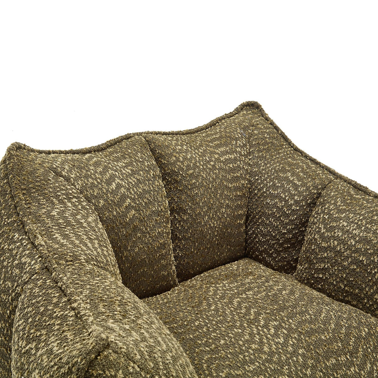 Chenille Bean Bag Chair With Resilient Foam - Omega Lifestyles