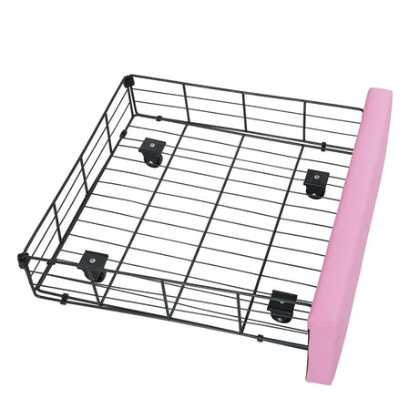 Twin Upholstered Bed Frame With LED Lights And Storage - Omega Lifestyles