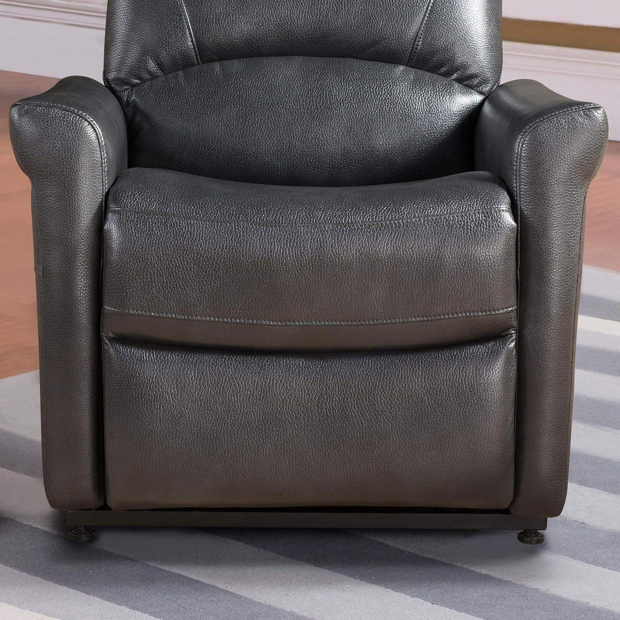 Power Reclining Faux Leather Memory Foam Lift Chair - Omega Lifestyles