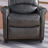 Power Reclining Faux Leather Memory Foam Lift Chair - Omega Lifestyles