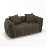 Chenille Twin Cozy Bean Bag Chair With Foam Core - Omega Lifestyles