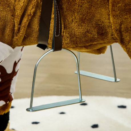 Plush Large Kids Rocking Horse With Realistic Sound - Omega Lifestyles