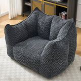 Chenille Foam Bean Bag Chair For Adults - Omega Lifestyles