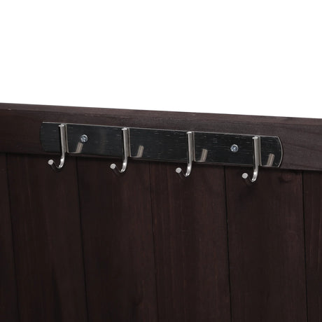 Outdoor Kitchen Island Solid Fir Wood Raised Shelf Cart - Omega Lifestyles