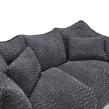 Dual Chenille Bean Bag Chair With High Resilience Foam - Omega Lifestyles