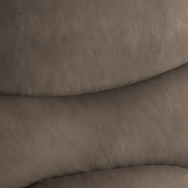 Light Brown Fabric Motion Recliner With Plush Pillow-Top Arms - Omega Lifestyles