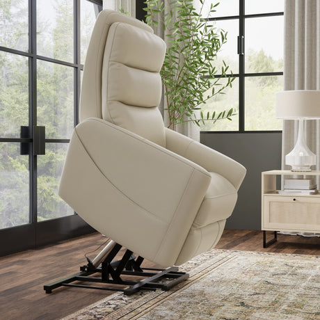 Faux Leather Power Lift Recliner Chair With USB Charging - Omega Lifestyles