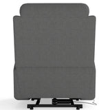 Power Lift Plush Snowflake Velvet Recliner Chair - Omega Lifestyles