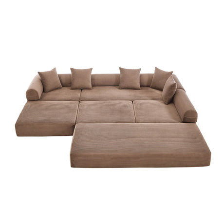 Convertible Folding Corduroy Memory Foam Sofa Bed - Omega Lifestyles