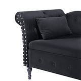 Velvet Upholstered Multifunctional Storage Chaise Lounge - Omega Lifestyles