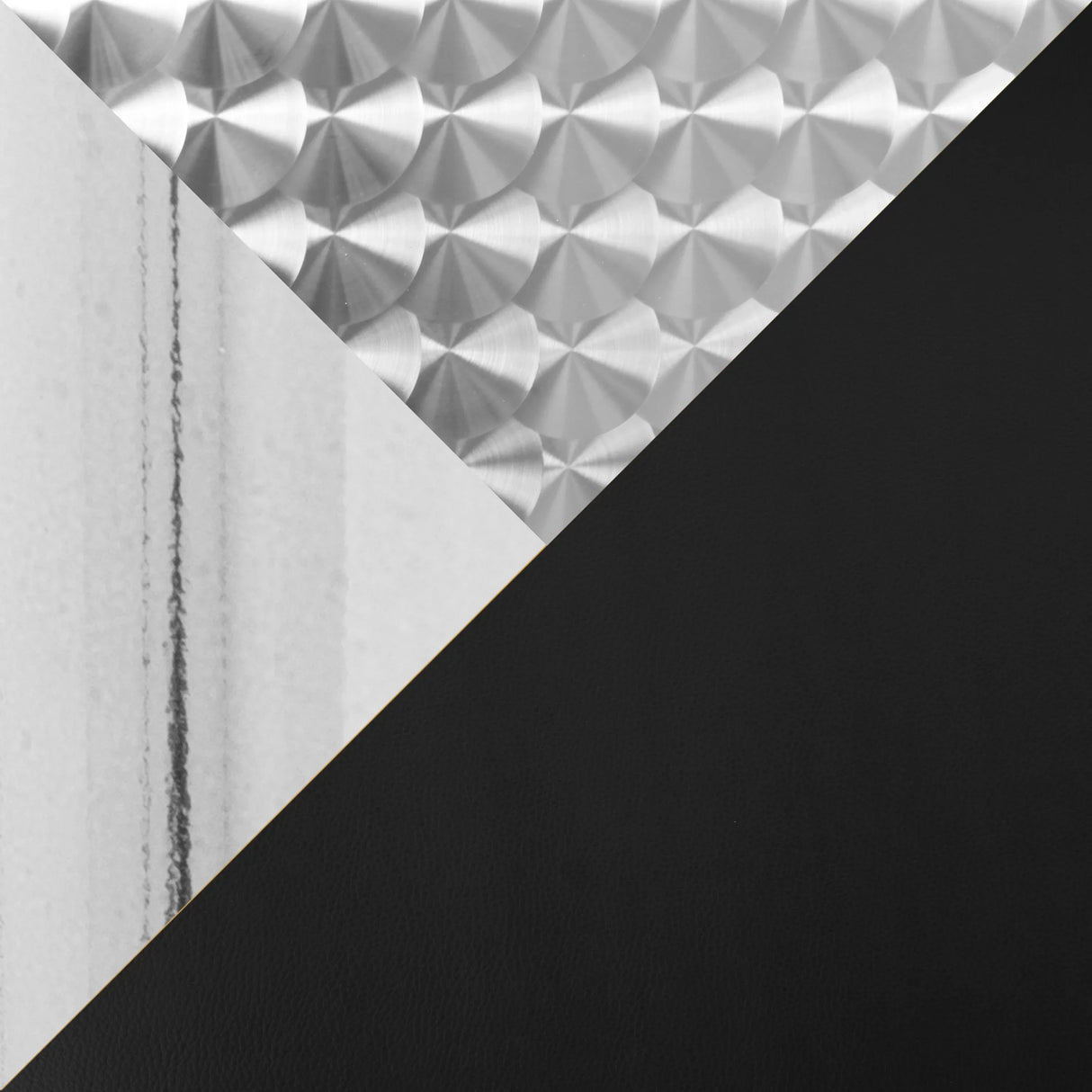 Contemporary Adjustable Height Faux Leather Bar Set 3-Piece - Omega Lifestyles