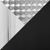 Contemporary Adjustable Height Faux Leather Bar Set 3-Piece - Omega Lifestyles