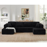 Modern Minimalist U-Shape Modular Sectional Sofa Set - Omega Lifestyles