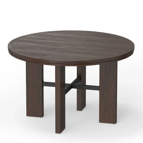 5-Piece Walnut Wood Dining Table and Game Set - Omega Lifestyles