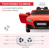 Licensed Audi TT RS Kids Electric Ride On Car With Remote Control - Omega Lifestyles