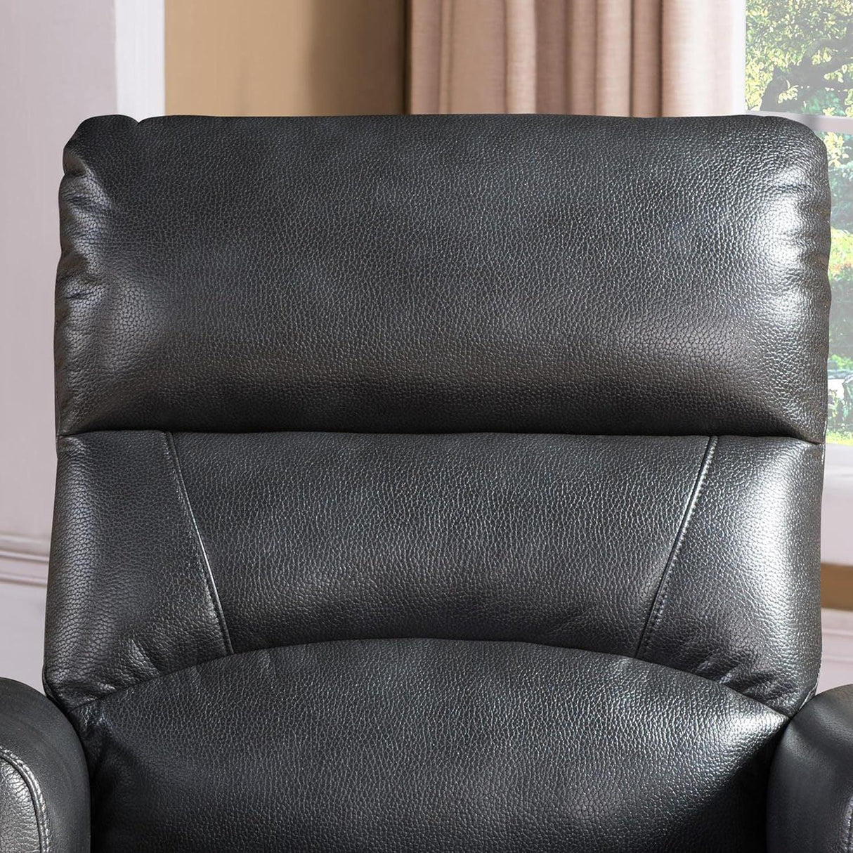 Power Reclining Faux Leather Memory Foam Lift Chair - Omega Lifestyles