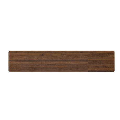 Modern Walnut Fluted Door 78-Inch TV Stand - Omega Lifestyles