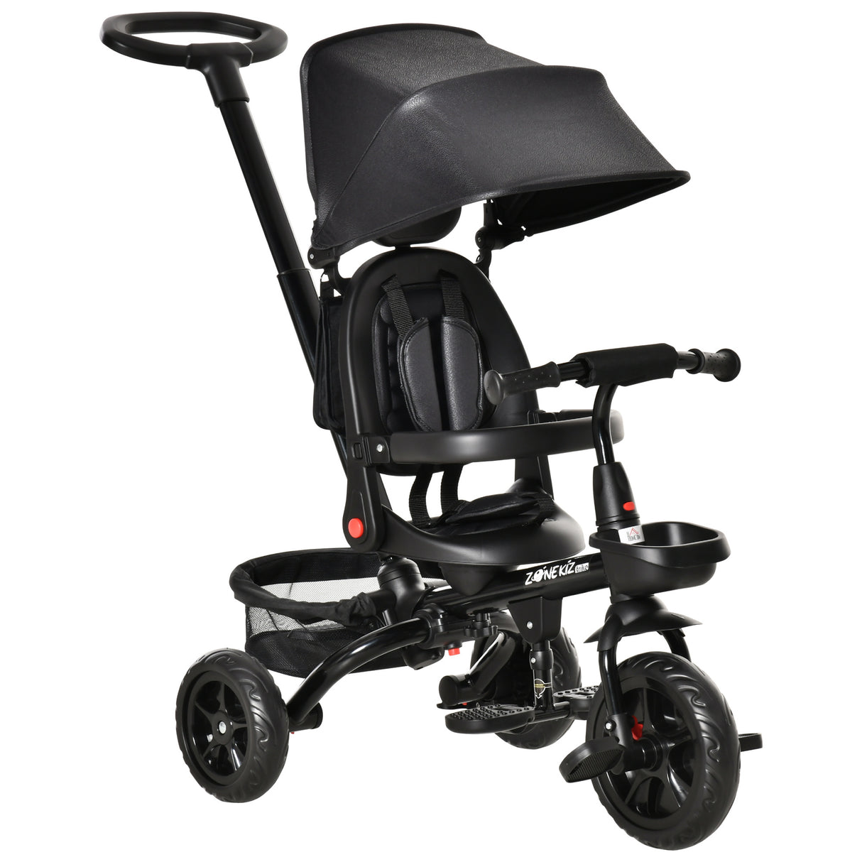 4-in-1 Adjustable Kids Tricycle With Safety Features