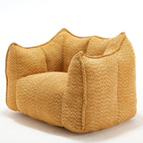 Chenille Foam Bean Bag Chair for Living Room - Omega Lifestyles