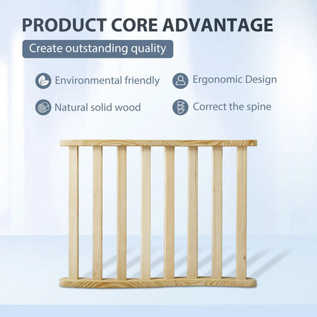 Ergonomic S-Shape Canadian Hemlock Wood Sauna Backrest - Omega Lifestyles