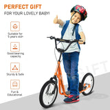 Youth Adjustable Handlebar Dual Brake Inflatable Wheel Scooter - Omega Lifestyles