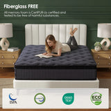 Medium 10-Inch Cooling Gel Hybrid Full Mattress - Omega Lifestyles