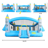 Multicolor Oxford Fabric Inflatable Jump N Slide Bouncer - Omega Lifestyles