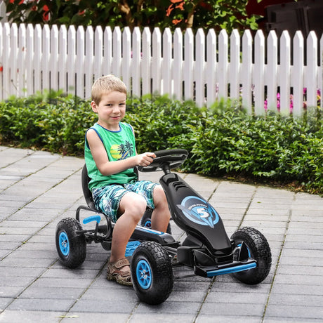 Kids Pedal Go Kart With Ergonomic Seat Suspension - Omega Lifestyles
